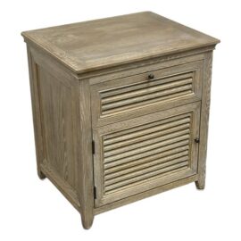 Restoration Hardware Shutter Nightstand. Original Price: $1,000