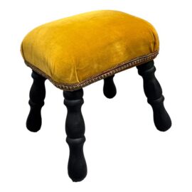 English Victorian Style Footstool. Original Price: $750