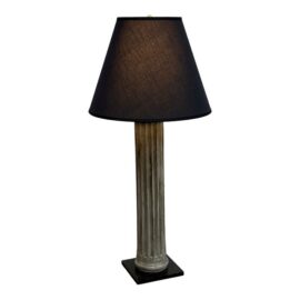 Restoration Hardware 19th Century Zinc Column Table Lamp. Original Price: $350