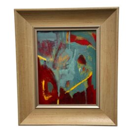 Acrylic Abstract Framed Painting