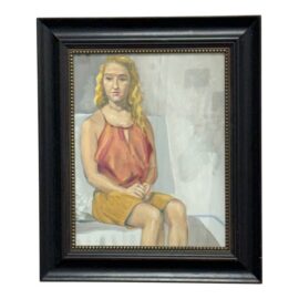 Figurative Acrylic Female Portrait Painting