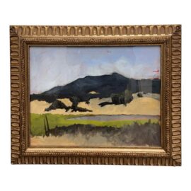 Modernist Expressionist Landscape Framed Painting