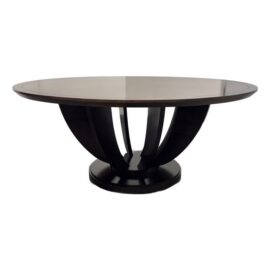 NEW Orlando Diaz-Azcuy for McGuire Aria Round Starburst Dining Table. Estimated Price: $8,000