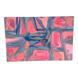 Abstract Acrylic on Canvas Painting