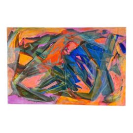 Acrylic on Canvas Abstract Painting