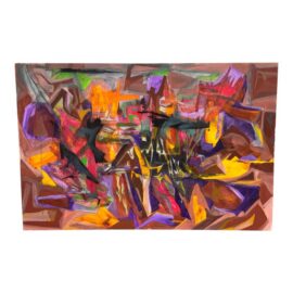 Acrylic on Canvas Abstract Painting