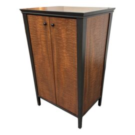 Art Deco Style Burlwood Accent Cabinet