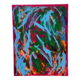 John Fooks Abstract Acrylic on Canvas Painting