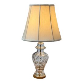 Waterford Araglin Collection Urn Style Table Lamp, Signed