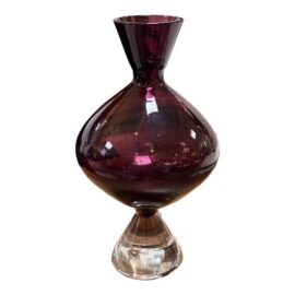 Kjell Blomberg for Gullaskruf Amethyst Vase