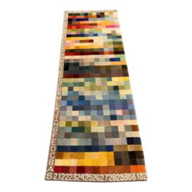 2ft 2in × 6ft 8in Elson & Company Color Chart Runner Rug