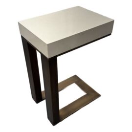 Lily Jack Bespoke Stone Top + Bronze Side Table. Original Price: $1,200