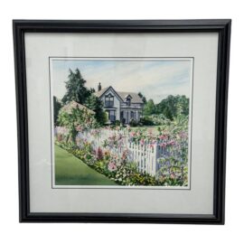 Joel Ogard Espey House Framed Watercolor