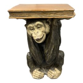 Monkey + Book Stool Table