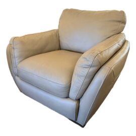 Natuzzi Editions Collection Leather Lounge Chair