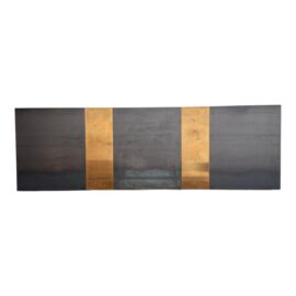 Ken Fulk Custom Long Wall-Mounted Zinc + Brass Headboard