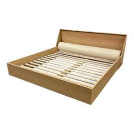 NEW Eastern King Size Bespoke Verne White Oak Bed Frame. Original Price: $6,075