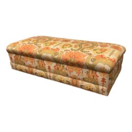 Patricia Edwards for Partridge Bespoke Upholstered Ottoman + Casters
