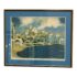 Eduardo Vial Hugas Seaport City Lithograph, Signed