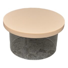 Jonathan Adler Kit Blush Acrylic Dot Low Table. Original Price: $1,100