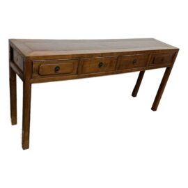 Asian Wood Console Table, Antique. Original Price: $4,500