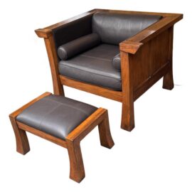 Maria Yee Cambria Armchair + Ottoman. Original Price: $5,000