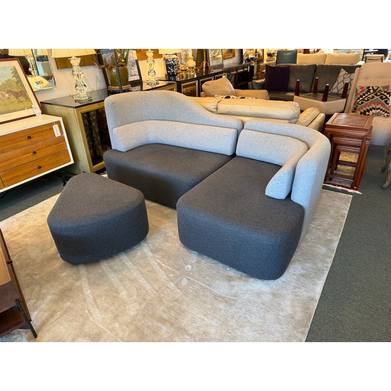 BoConcept Ottawa Modular Sofa + Ottoman. Original Price: $7,000