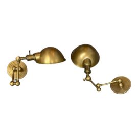 E. F. Chapman for Visual Comfort Signature Boston SLG Swing Arm Sconces, Pair. Original Price: $1,298