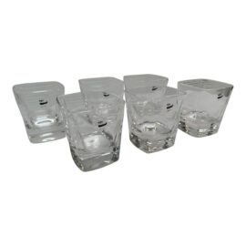 Ego Vetri Delle Venezie Glass Tumblers, Set of Six