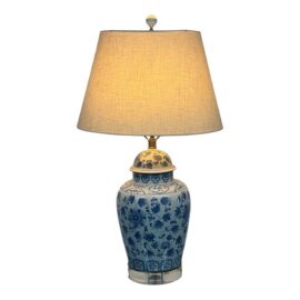 Blue + White Porcelain Table Lamp
