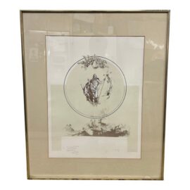 R. Singleton Ascension of Jesus Christ, Signed