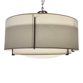 Hubbardton Forge Exos Double Shade Semi-Flushmount. Original Price: $1,800