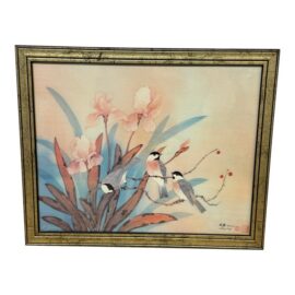 Johnny Lung Watercolor Painting, Framed
