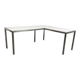 Room & Board Portica Marble Top Desk + Return. Original Price: $2,400