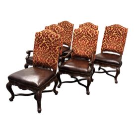 Thomasville Furniture Hills of Tuscany Dining Chairs, Set of Six. Estimated Price: $9,000