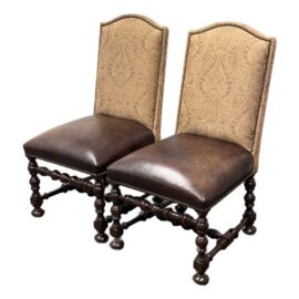Thomasville Ernest Hemingway Collection Madura Side Chairs, Pair. Original Price: $2,450