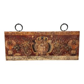 Peninsula Home Collection for Horchow Hand-Painted Horizontal Medallion Wall Panel