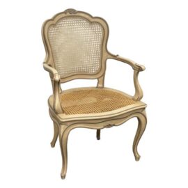 Louis XV Style Cane Armchair