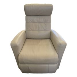 Scandinavian Design Norrell Lift Power Leather Recliner, Large. Original Price: $2,060