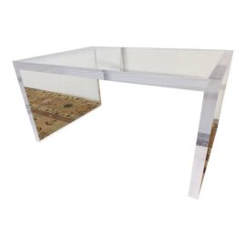 Lucite Coffee Table, Style of Charles Hollis Jones