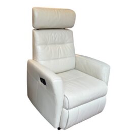 Scandinavian Design Norrell Lift Power Leather Recliner, Large. Original Price: $2,060