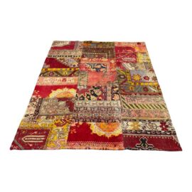 5ft 9in × 7ft 7in Turkish Patchwork Area Rug
