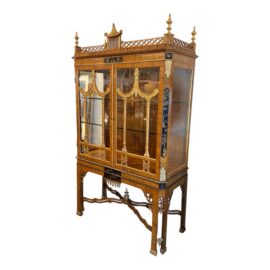 Burton Ching George III Style Vitrine Cabinet. Estimated Price: $14,200