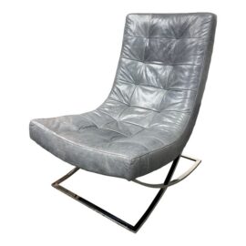 Williams Sonoma Home James Leather Chair. Original Price: $4,000