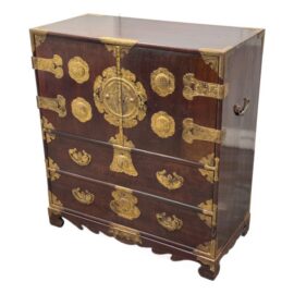 Lord Co. Japanese Gilt-Mounted Tansu Chest