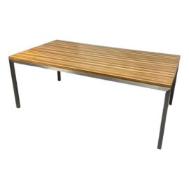Room & Board Parsons Zebrawood Dining Table. Original Price: $1,600