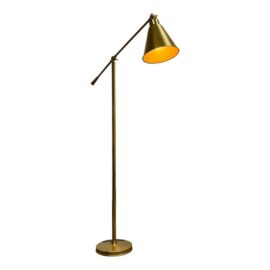 Serena & Lily Claremont Brass Floor Lamp. Original Price: $1,000