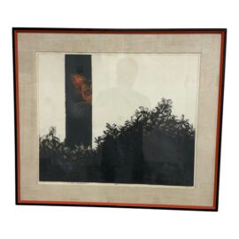 Gerson Leiber "Cat" Framed Lithograph, Signed. Original Price: $1,200