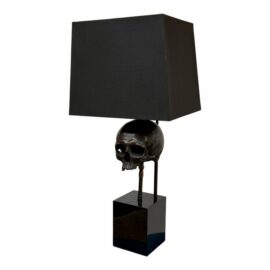 Blackman Cruz Workshop Skull Table Lamp. Original Price: $3,000