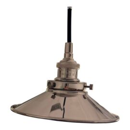 Restoration Hardware 20th C. Factory Filament Metal Shade Pendant